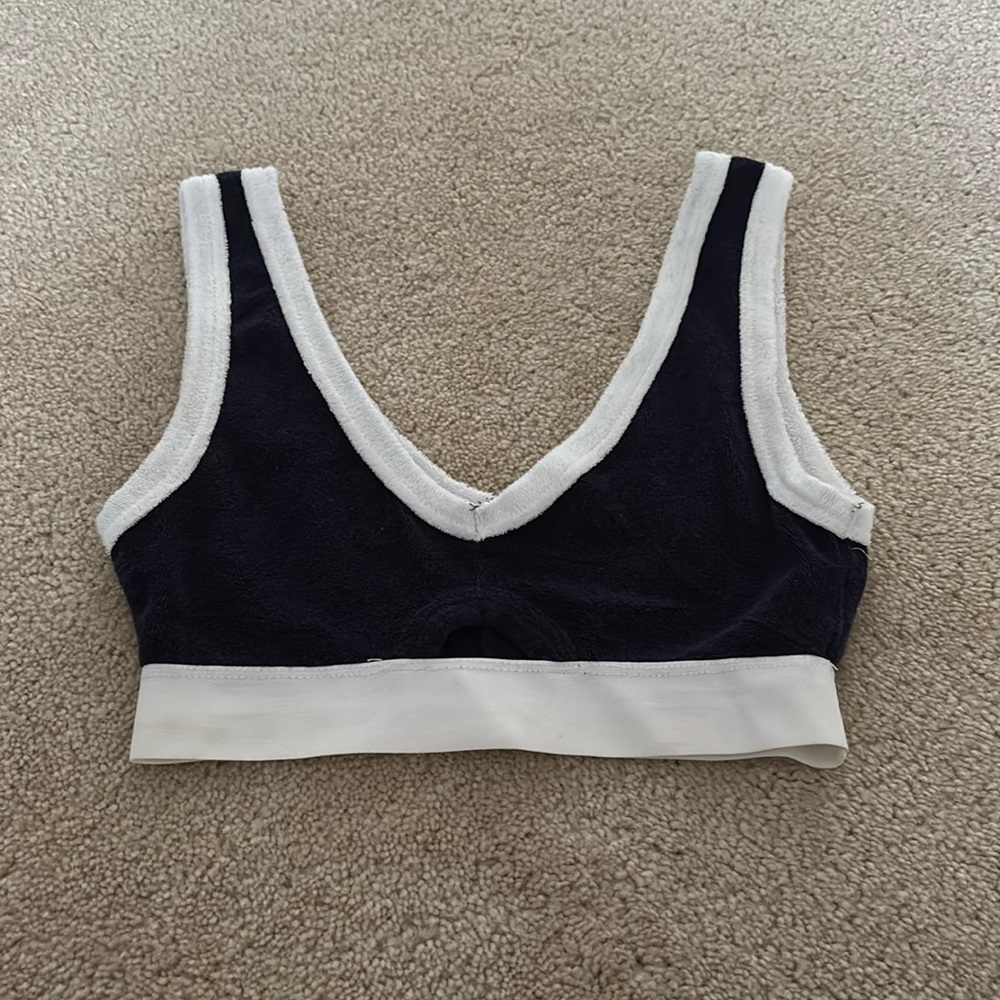 Zara terry cloth top